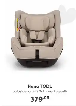 Baby & Tiener Nuna TODL aanbieding