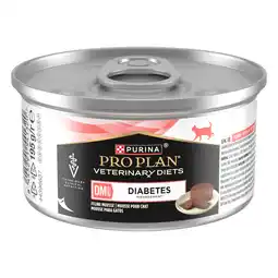 Zooplus PURINA PRO PLAN Veterinary Diets Feline DM ST/OX Diabetes Management Mousse - 24 x 195 g aanbieding