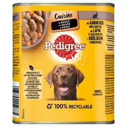 Zooplus 12x800g Konijn & Wortelen in saus Pedigree Classic natvoer voor honden aanbieding