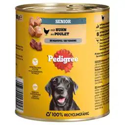 Zooplus 12x800g Senior kip in paté Pedigree Classic natvoer voor honden aanbieding