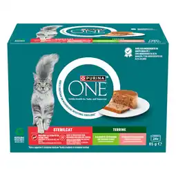 Zooplus 24x85g Mixpack Purina One Sterilcat Terrine natvoer voor katten aanbieding