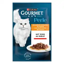 Zooplus 4 + 1 gratis! Gourmet Perle natvoer voor katten kleine verpakkingen - Rund (130 x 85 g) aanbieding