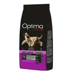 Zooplus Optimanova Medium Adult Kip & Rijst - Dubbelpak: 2 x 12 kg aanbieding