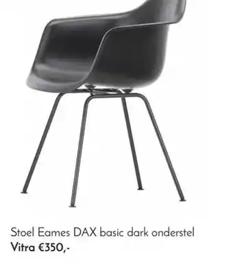 Loods 5 Stoel eames dax basic dark onderstel vitra aanbieding