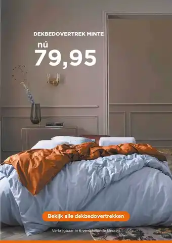 TotaalBED Dekbedovertrek minte aanbieding