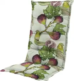 Intratuin Madison tuinkussen hoge rug Jasmijn beige 123 x 50 x 7 cm aanbieding