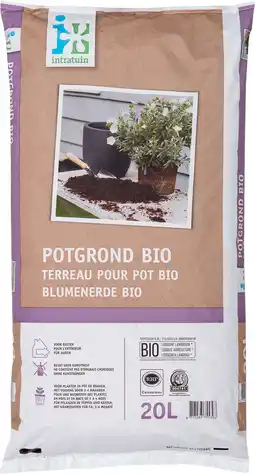 Intratuin Intratuin potgrond Bio RHP 20 L aanbieding
