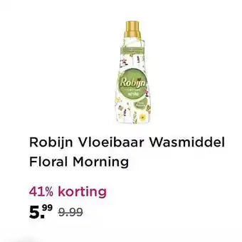 Plein.nl Robijn vloeibaar wasmiddel floral morning aanbieding