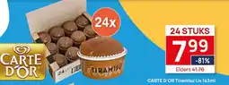 Butlon Carte d'or Tiramisu IJs aanbieding