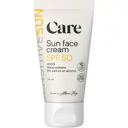 Albert Heijn Care Sensitive sun face cream spf50 aanbieding