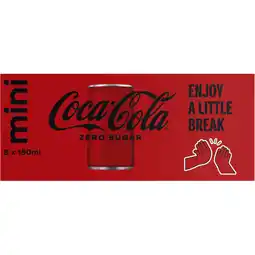 Albert Heijn Coca-Cola Zero sugar mini 8-pack aanbieding
