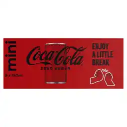 Albert Heijn Coca-Cola Zero sugar mini 8-pack aanbieding