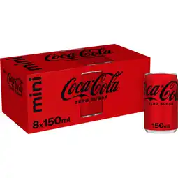 Albert Heijn Coca-Cola Zero sugar mini 8-pack aanbieding