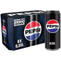 Albert Heijn Pepsi Zero sugar 8-pack aanbieding