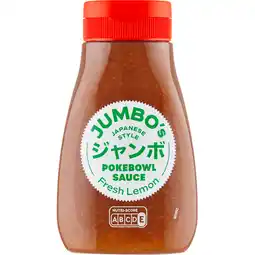 Jumbo Jumbo's Pokebowl Sauce Japanese Style Fresh Lemon 160 ml aanbieding