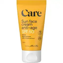 Albert Heijn Care Sun face cream anti-age spf50 aanbieding