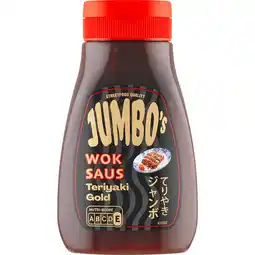 Jumbo Jumbo's Woksaus Teriyaki Gold 160 ml aanbieding