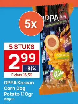 Butlon OPPA Korean Corn Dog Potato aanbieding