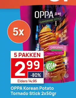 Butlon OPPA Korean Potato Tornado Stick aanbieding