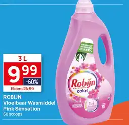 Butlon Robijn Vloeibaar Wasmiddel Pink Sensation aanbieding