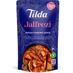 Jumbo Tilda Jalfrezi Indian Cooking Sauce 375g aanbieding