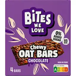 Jumbo BitesWeLove Bwl Chewy Oat Bar Chocolate 4 stuks aanbieding