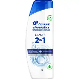 Jumbo Head & Shoulders Classic 2in1 Shampoo en Conditioner 625ml aanbieding