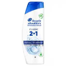 Jumbo Head & Shoulders Classic 2in1 Shampoo en Conditioner 625ml aanbieding