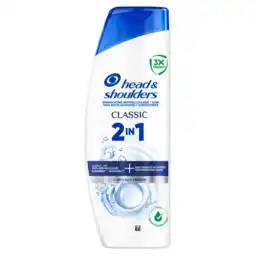 Jumbo Head & Shoulders Classic 2in1 Shampoo en Conditioner 250ml aanbieding