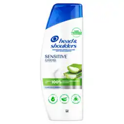 Jumbo Head & Shoulders Sensitive Shampoo 250 ml. Met Aloe Vera aanbieding