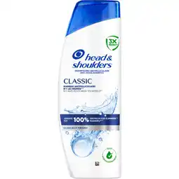 Jumbo Head & Shoulders Classic Shampoo 250ml. Tegen roos, talg, jeuk aanbieding