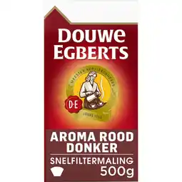 Jumbo Douwe Egberts Aroma Rood Donker Filterkoffie 500 g aanbieding