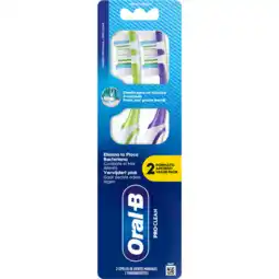 Jumbo ORAL-B PRO-CLEAN handtandenborstel, 2 aanbieding