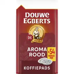 Jumbo Douwe Egberts Aroma Rood Koffiepads Familiepak 54 Stuks 375 g aanbieding
