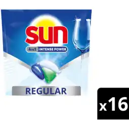 Jumbo Sun Vaatwastabletten Intense Power 16 Stuks aanbieding