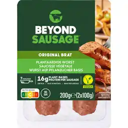 Jumbo Beyond Meat Sausage Original Brat Plantaardige Worst 2 x 100 g aanbieding