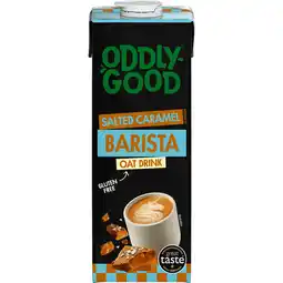 Jumbo Oddlygood Barista Salted Caramel Oat Drink 1L aanbieding