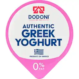 Jumbo Dodoni Authentieke Griekse Yoghurt 0% Vet 170 g aanbieding