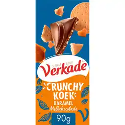 Jumbo Verkade Crunchy Koek Reep Melk Karamel 90g aanbieding