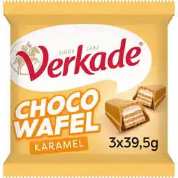 Jumbo Verkade Chocowafel Karamel 118,5 g aanbieding