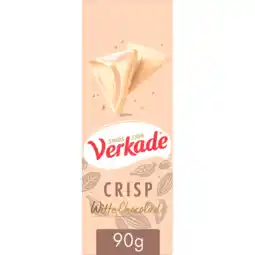Jumbo Verkade Specials Reep Wit/Crisp 90 gram Fairtrade aanbieding