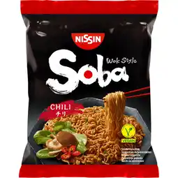 Jumbo Nissin Soba Wok Style Chili 111 g aanbieding
