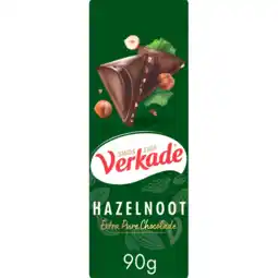 Jumbo Verkade Reep Extra Puur Hazelnoot 90 g aanbieding
