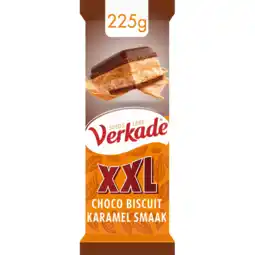 Jumbo Verkade Choco Biscuitreep Karamel 225 g aanbieding
