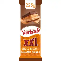 Jumbo Verkade Choco Biscuitreep Karamel 225 g aanbieding