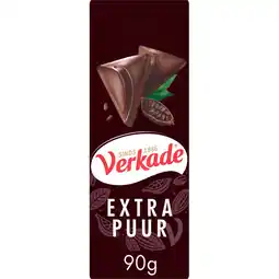 Jumbo Verkade Specials Extra Puur chocolade reep 90 g aanbieding