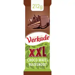 Jumbo Verkade Wafelreep Melk/Hazelnoot 212 g aanbieding