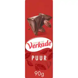 Jumbo Verkade Specials Puur chocolade reep 90 gram aanbieding