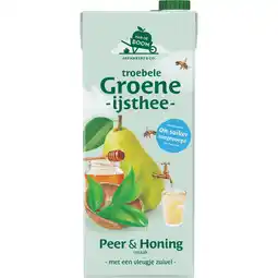 Jumbo Van de Boom troebele Groene IJsthee Peer & Honing 1,5L aanbieding