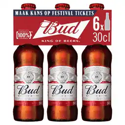 Jumbo Bud Bier Flessen 6 x 30 cl aanbieding